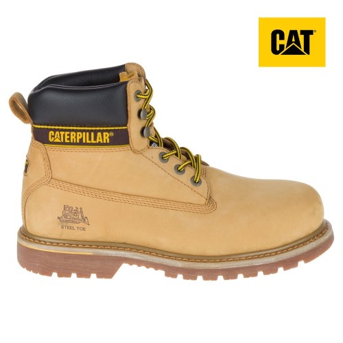 Caterpillar HOLTON SB E FO HRO SRC Werkschoenen Heren LichtBruin (PWDC.NL)